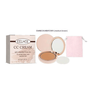 Powder Facial Care with Titanium Dioxide and Natural Ingredients - powder facial care brown