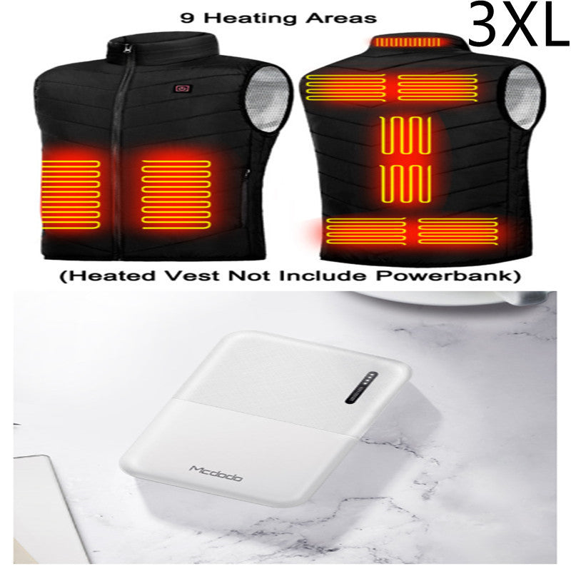 Power Bank 10000 MAh Heating Vest Mobile Power Bank - Power Bank 10000mAh Battery Type Heating Vest Mobile