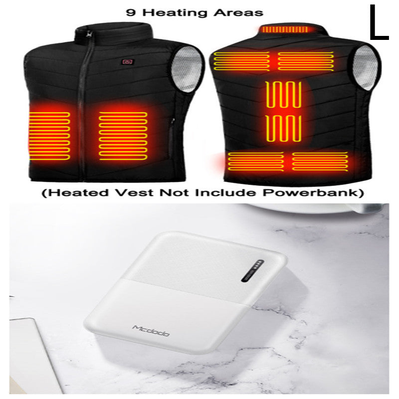 Power Bank 10000 MAh Heating Vest Mobile Power Bank - Power Bank 10000mAh Battery Type Heating Vest Mobile