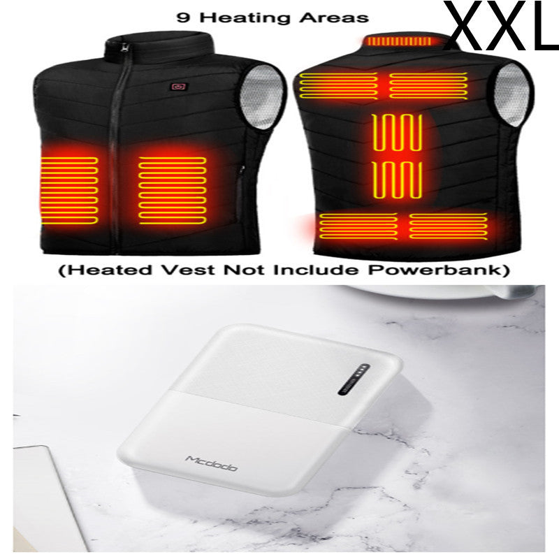 Power Bank 10000 MAh Heating Vest Mobile Power Bank - Power Bank 10000mAh Battery Type Heating Vest Mobile