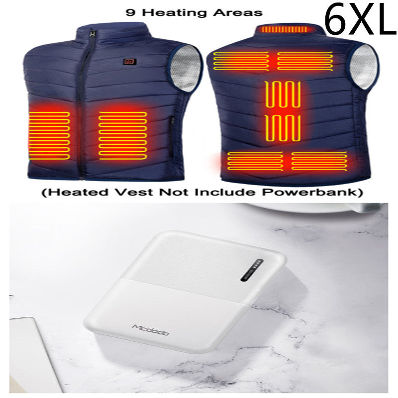 Power Bank 10000 MAh Heating Vest Mobile Power Bank - Power Bank 10000mAh Battery Type Heating Vest Mobile