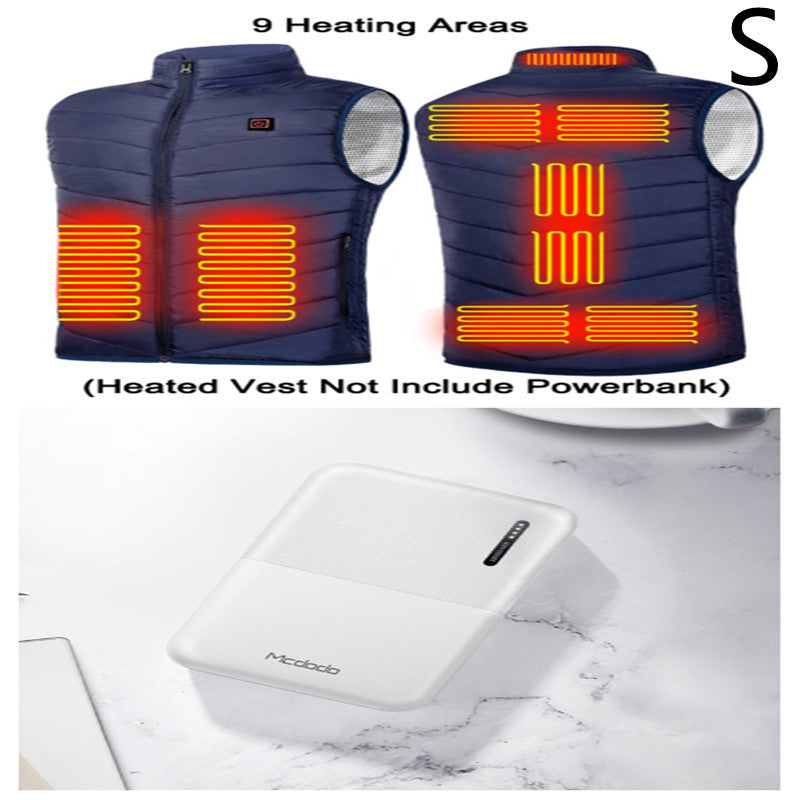 Power Bank 10000 MAh Heating Vest Mobile Power Bank - Power Bank 10000mAh Battery Type Heating Vest Mobile