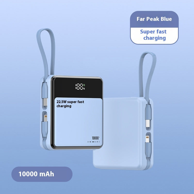 Power Bank 10000mAh with Fast Charging Shell Plastic Compact Design - fast charging device high-capacity power bank