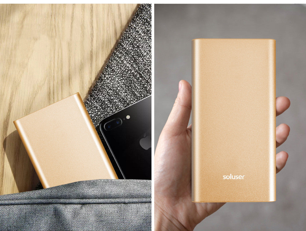 Power Bank 12000mAh Ultra-thin Aluminum Alloy Power Bank - Power Bank 12000mAh Ultra-thin Aluminum Alloy Design