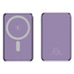 Power Bank Alloy Shell Magnetic Battery Pack in Black Gun Gray and Purple - Teleplus power bank alloy shell magnetic