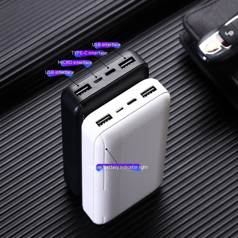 Power Bank Light Display Screen Display Vest Coat Ultra-thin Portable Power Source - Ultra-Thin Power Bank with Light