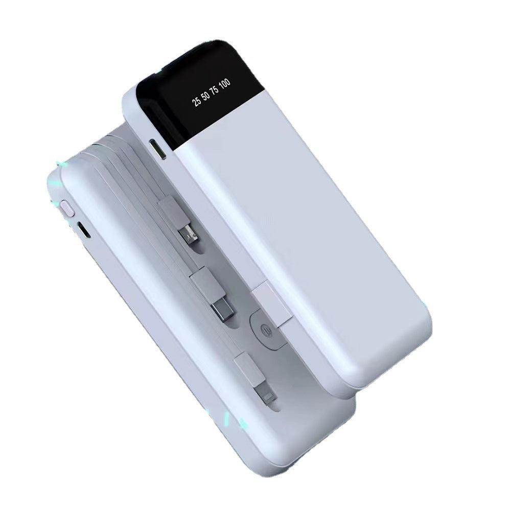 Power Bank One Drag Three With Cable Fast Charge - Power Bank One Drag Three Fast Charge with Cable