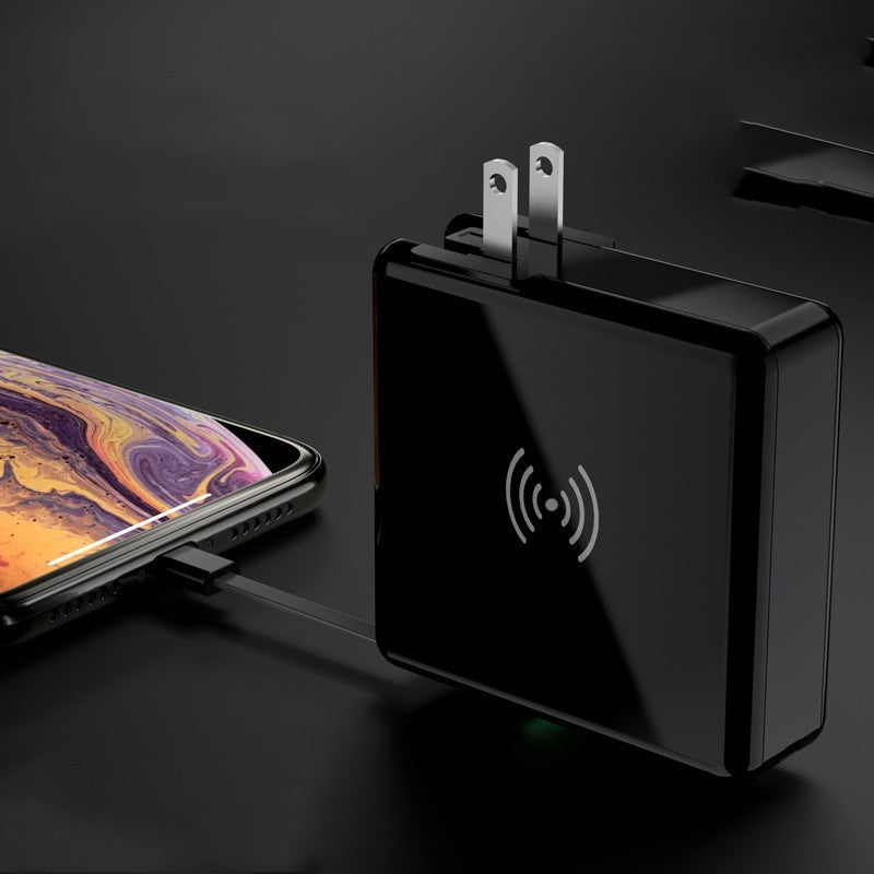 Power Bank With Built-in Cable Plug - Power Bank With Built-in Cable 6th-Generation Fast-Charging