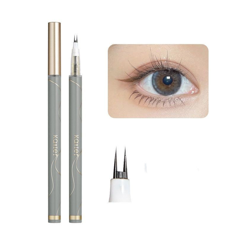 Power Print Double Claw Liquid Eyeliner with Forked Design - Teleplus forked double claw lower eyeliner