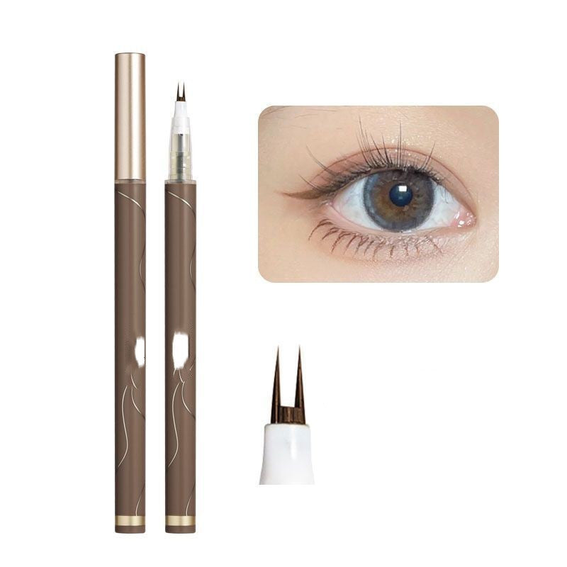 Power Print Double Claw Liquid Eyeliner with Forked Design - Teleplus forked double claw lower eyeliner