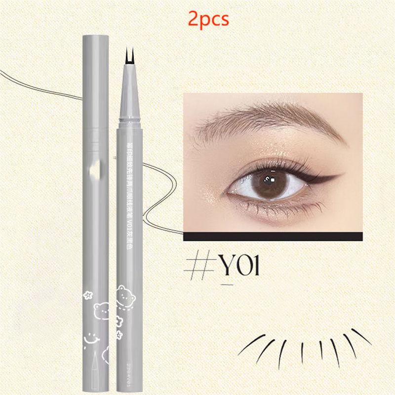 Power Print Double Claw Liquid Eyeliner with Forked Design - Teleplus forked double claw lower eyeliner