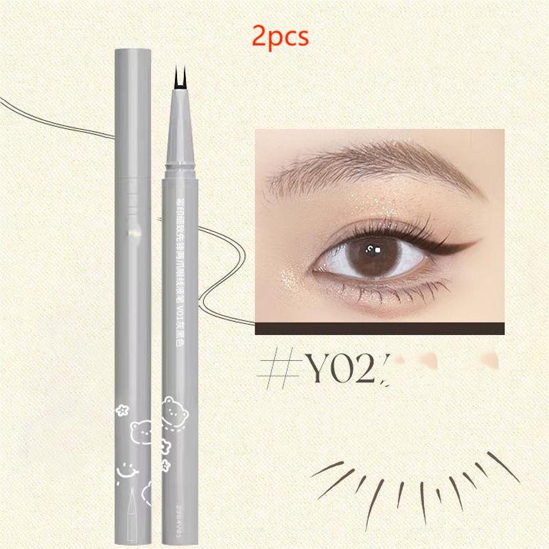 Power Print Double Claw Liquid Eyeliner with Forked Design - Teleplus forked double claw lower eyeliner