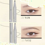 Power Print Double Claw Liquid Eyeliner with Forked Design - Teleplus forked double claw lower eyeliner