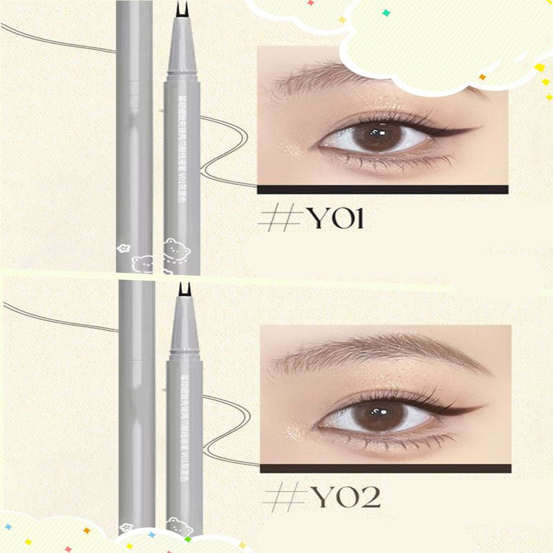 Power Print Double Claw Liquid Eyeliner with Forked Design - Teleplus forked double claw lower eyeliner