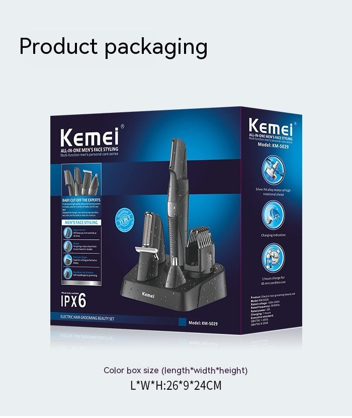 Power Rechargeable 3 Motor DC Pogonotomy Nose Carving Tool Fully Washable - Teleplus PogoNotomy for Men fully washable