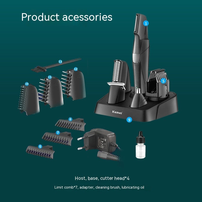 Power Rechargeable 3 Motor DC Pogonotomy Nose Carving Tool Fully Washable - Teleplus PogoNotomy for Men fully washable