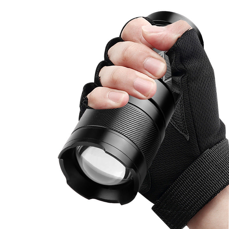 Power Torch Aluminum Alloy with Zoom Waterproof LED Flashlight - Teleplus power torch aluminum alloy zoom