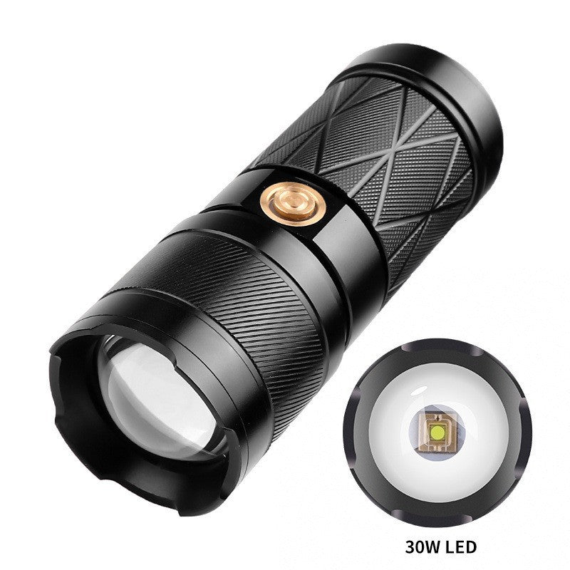 Power Torch Aluminum Alloy with Zoom Waterproof LED Flashlight - Teleplus power torch aluminum alloy zoom