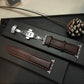 Premium Business Watchband with Line Bow Buckle Options in Black and Light Brown - for Classy Time line bow buckle