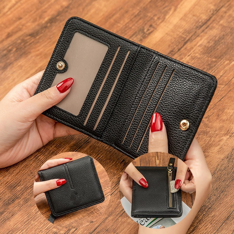 Premium Leather Wallet for United States with Multiple Card Slots and Zipper Bag - Tiny Your Big Driving Dreams united