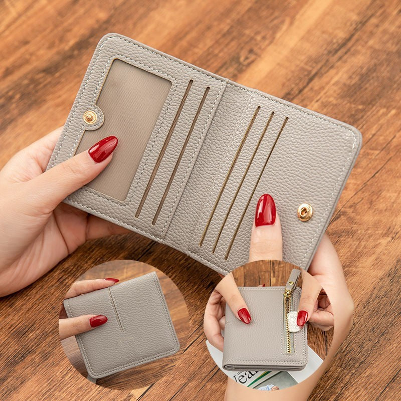 Premium Leather Wallet for United States with Multiple Card Slots and Zipper Bag - Tiny Your Big Driving Dreams united