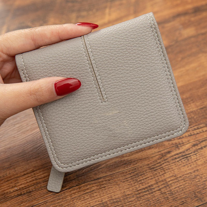 Premium Leather Wallet for United States with Multiple Card Slots and Zipper Bag - Tiny Your Big Driving Dreams united