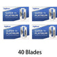Premium Stainless Steel Razor Blades Pack of 10 for Shaving and Grooming