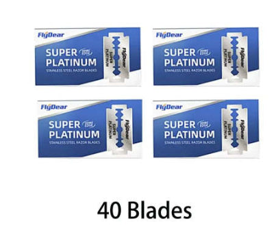 Premium Stainless Steel Razor Blades Pack of 10 for Shaving and Grooming