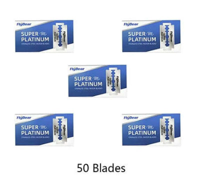 Premium Stainless Steel Razor Blades Pack of 10 for Shaving and Grooming