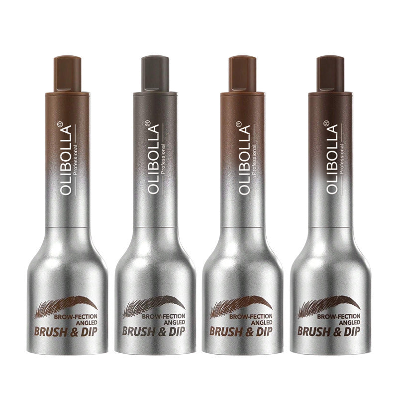 Press Eyebrow Pencil with Big Brush Hairline for Natural Look - Teleplus big brush hairline smudge press eyebrow pencil