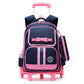 Primary School Children Burden-relieving Backpack Dual-use - Relieve Back Pain with a Stylish Navy Blue Handbag