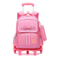 Primary School Children Burden-relieving Backpack Dual-use - Relieve Back Pain with a Stylish Navy Blue Handbag