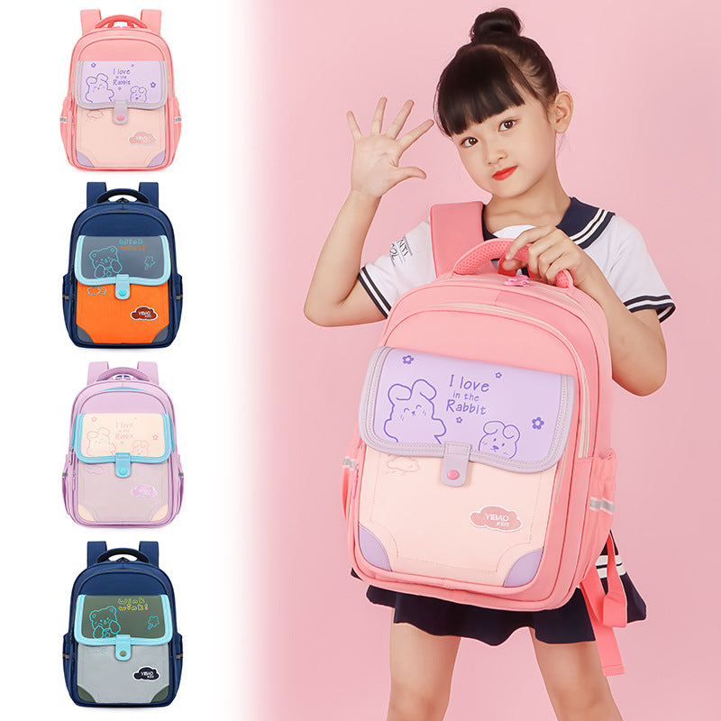 Primary School Kindergarten Large Capacity Schoolbag - Primary School’s Best Friend ZG102-Blue Bag