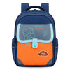 Primary School Kindergarten Large Capacity Schoolbag - ZG102 Blue With Orange