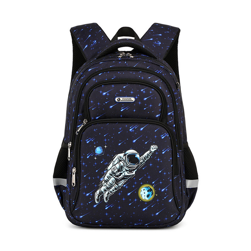 Primary School Student Schoolbag Boys Stylish And Lightweight Grade 1-3 Children Backpack - Stylish Schoolbag for Dino