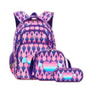 Primary School Student Schoolbag Boys Stylish and Lightweight Grade 1-3 Children Ryggsekk - Elsker kanin tre stykker