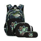 Primary School Student Schoolbag Boys Stylish And Lightweight Grade 1-3 Children Backpack - Stylish Schoolbag for Dino