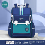 Primary School Student Schoolbag Female Lightweight Burden Alleviation Spine Protection - Sapphire Blue Schoolbag Light