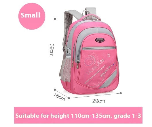 Primary School Student Schoolbag Male Grade 1-3-6 Schoolbag - Schoolbag Madness For Grades 1-6 In Reflective Small