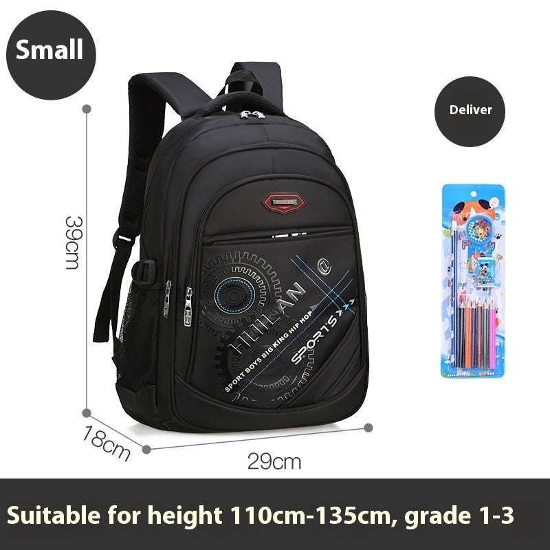 Primary School Student Schoolbag Male Grade 1-3-6 Schoolbag - Schoolbag Madness For Grades 1-6 In Reflective Small