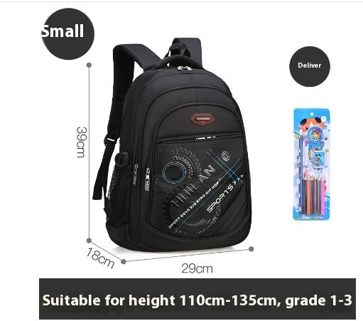 Primary School Student Schoolbag Male Grade 1-3-6 Schoolbag - Schoolbag Madness For Grades 1-6 In Reflective Small