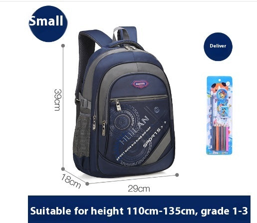 Primary School Student Schoolbag Male Grade 1-3-6 Schoolbag - Schoolbag Madness For Grades 1-6 In Reflective Small