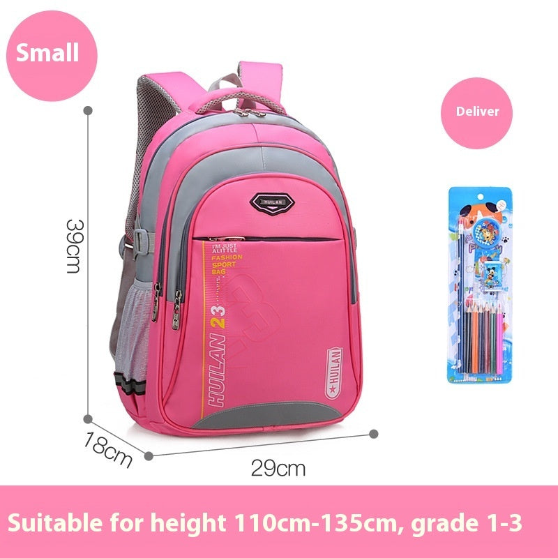 Primary School Student Schoolbag Male Grade 1-3-6 Schoolbag - Schoolbag Madness For Grades 1-6 In Reflective Small