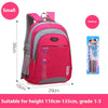 École primaire Carbag d'école masculine 1-3-6 Carbag d'école - Rose rouge réfléchissant petite taille