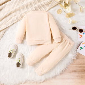 Cotton Apricot Pants for Men Suitable in the United States - Bear-y Cozy Sweater Trousers Tiny Trendsetters united