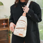 Printed Crossbody Bag Fashion Letters for Daily Use and Street Style - Teleplus chest bag fashion printed crossbody