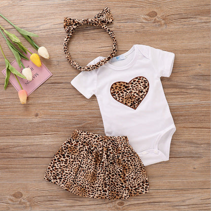 Printed Love Romper Children’s clothing - Printed Love Romper Cotton Cuteness for Tiny Tots