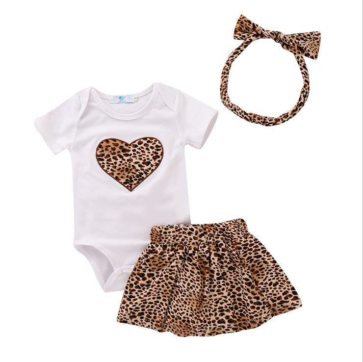 Printed Love Romper Children’s clothing - Printed Love Romper Cotton Cuteness for Tiny Tots