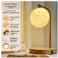 Printed Lunar Light with Wooden Body and Dual Color LED Dimming - Teleplus printed lunar light led headboard
