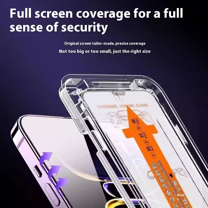 Privacy Seconds Sticker for iPhone 16 and 15 Pro Max with Cabin Tempered Film - Teleplus cabin tempered film privacy